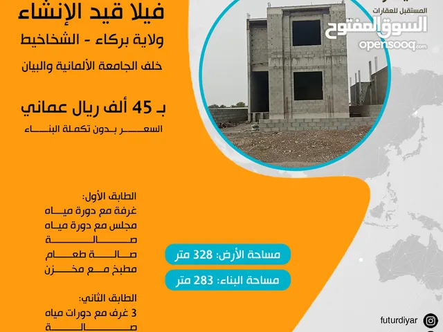 283 m2 4 Bedrooms Townhouse for Sale in Al Batinah Barka