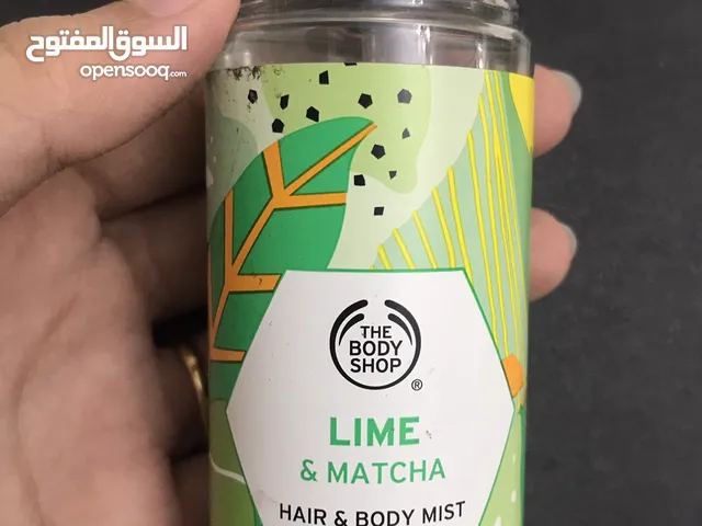 the body shop matcha and lime hair and body mist