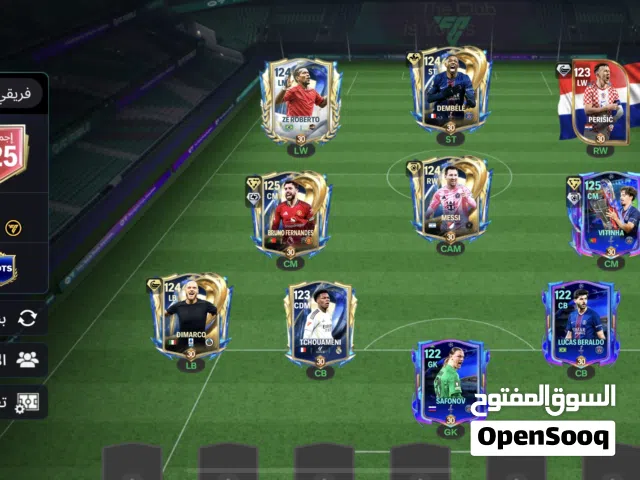 حساب فيفا اوفر 125 للبيع سومك
