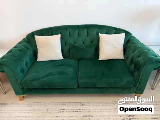 طقم كنب ل 7 أشخاص مستعمل بحالة جيدة   Used sofa set for 7 people in good condition