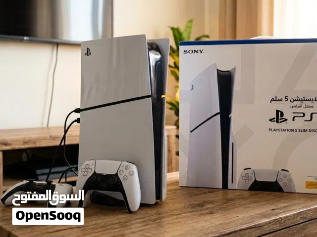bs5 slim disk مع يدتين وكامل اسلاكه والكرتونه