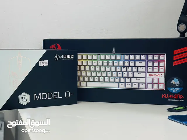 كيبورد red dragon وماوس glorious كالجديدددددد