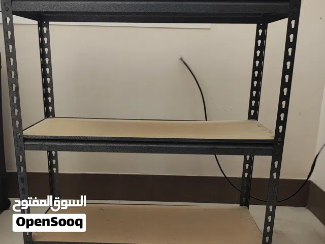 Storage shelves, slotted angle