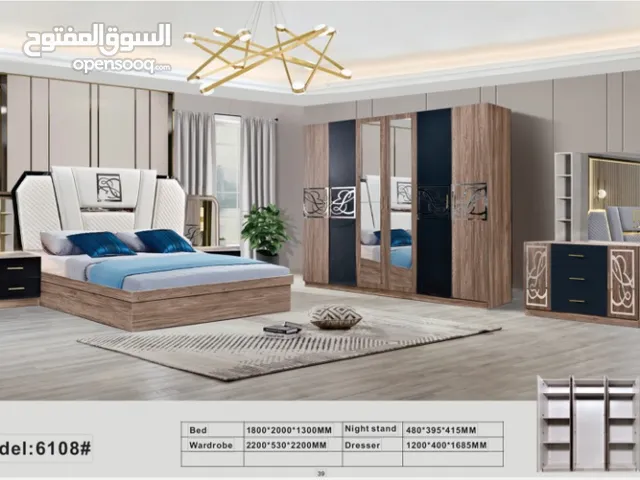 BEDROOM SET 7 PCS WITH MATTRSSS WITH FITTING/ غرف نوم مع دوشج مع ترکيب