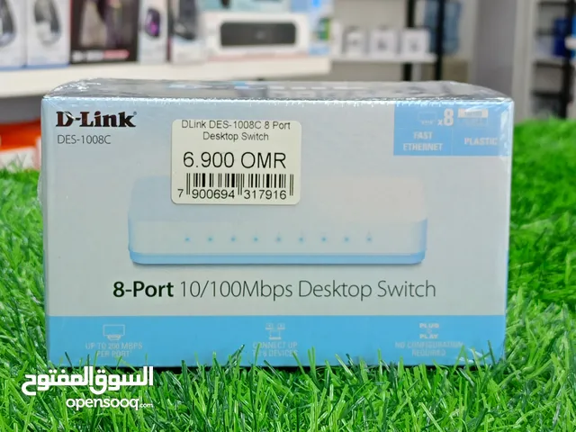 D-LINK DES-1008C 8 PORT DESKTOP SWITCH