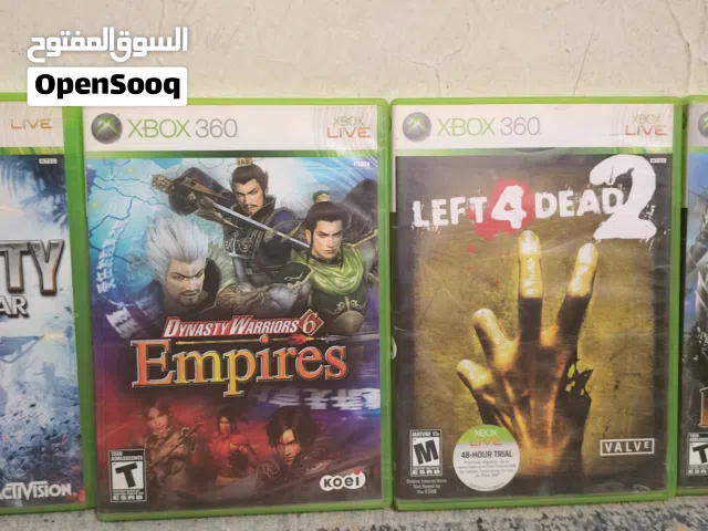 4 اسطوانات xbox 360