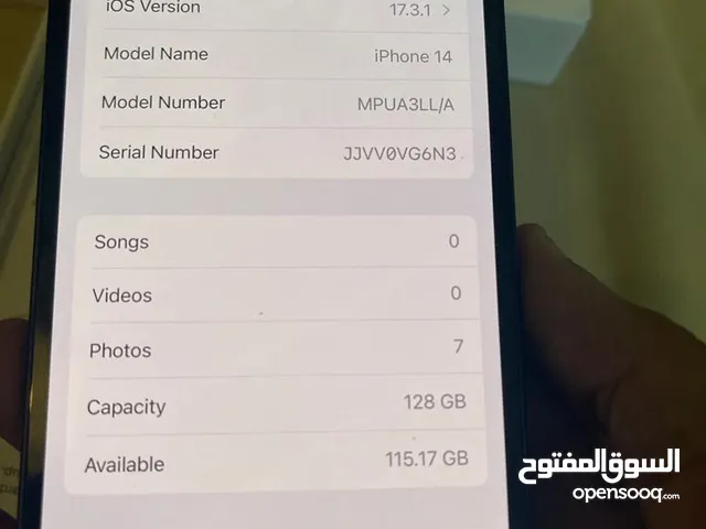Apple iPhone 14 128 GB in Aden