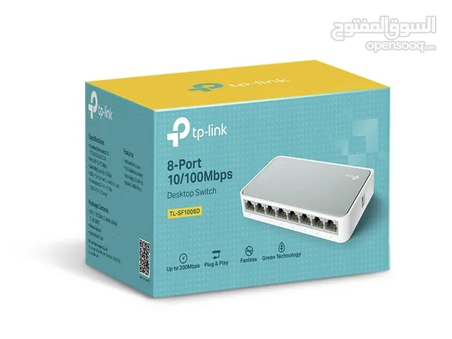 سويتش اصلي TP-LINK SWITCH 8 Port السعر كاش او تحويل