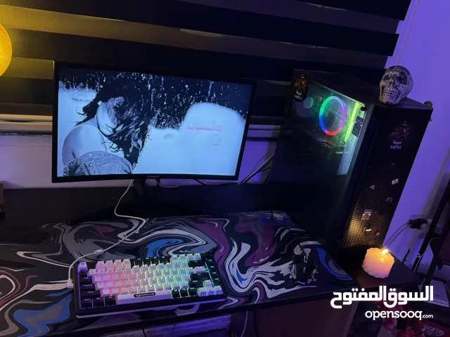 كمبيوتر جيمنج pc gaming  للبيع بحالة ممتازة  الطاولة والكرسي هدية للمشتري
