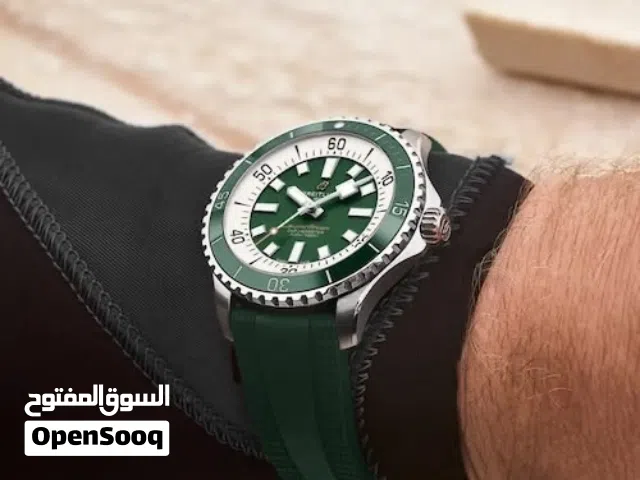 ساعة breitling اخضر كوبي وان طبق الاصل  اعاى نسخة تقليد