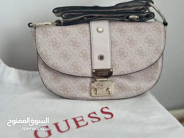 Original Guess white and pink crossbody bag