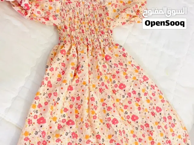 فساتين بناتي اطفال صيفية مريحة - تشكيلة ألوان ونقشات متنوعة (مشجر، منقط) من Lavender Shop" لحجز خاص