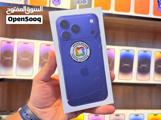 ايفون 17 برو ماكس سيم كرت ذاكره 256 جديد