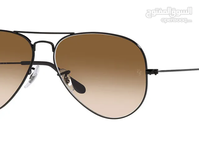نظارة Ray-Ban أصلية بإطار بني فاخر
