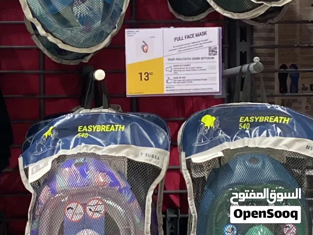 جديد السعر 2 دينار فقط لقناع سنوركل لكامل الوجه للعوم والغطس لحق فالكمية محدودة جدا