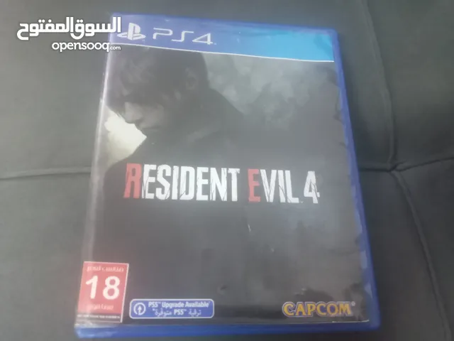شريط Resident Evil 4 مستعمل نضيف استعمال اسبوع فقط