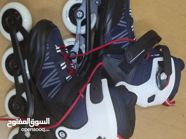Skating equipment with all the necessary protection gears like knee pads,elbow pads