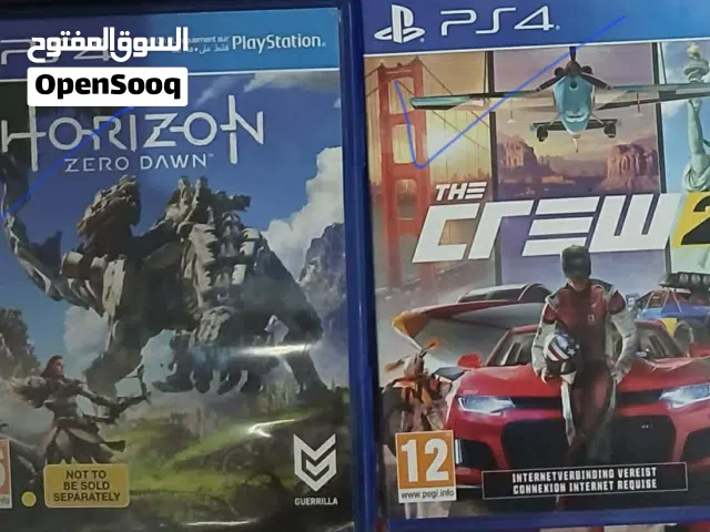 للببع لعبتين PS4 أوريجنال The Crew 2 + Horizon Zero Dawn.