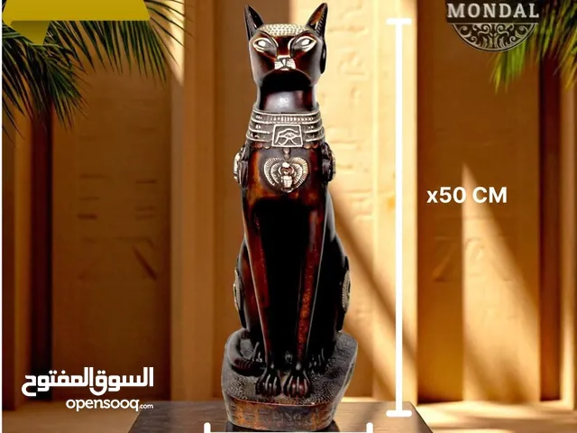 تمثال ساحر بلمسة جميلة القط الفرعوني ضيفه لمنزلك او عيادتك او مكتبك