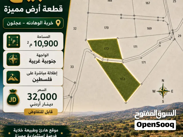Mixed Use Land for Sale in Ajloun Other