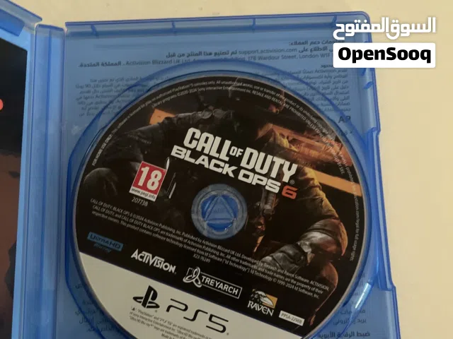 شريط  CULL OF DUTY 6 للبيع استعمال خفيف شريط جديد ومافي اي شي 10دينار