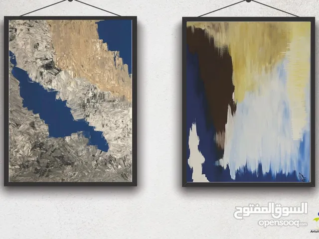 عمل لوحات فنية وجداريه