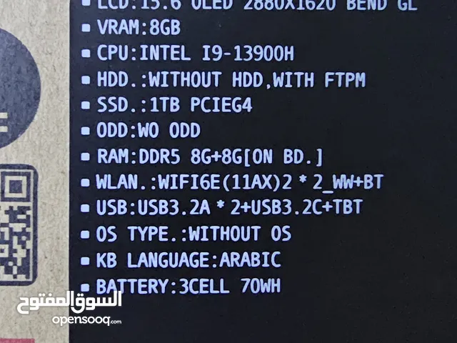 asus vivobook core i9gen13 rtx4060 8g