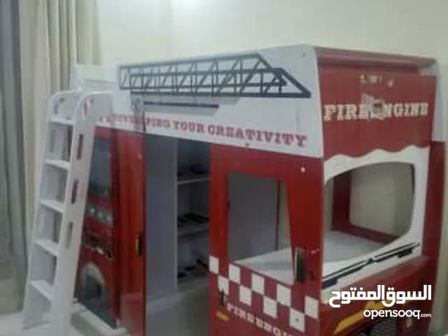 bunker bed with shelf and study table