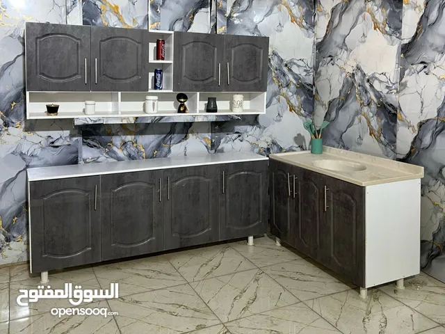 كاونتر خشب قياس مترين وسنك متر و20