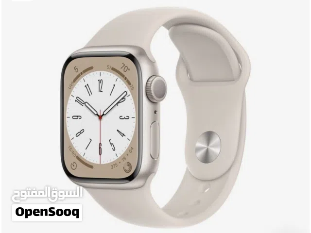 سبب البيع (عدم الاستخدام ) Apple Watch Series 8  Model 2022 بطاريه 100%