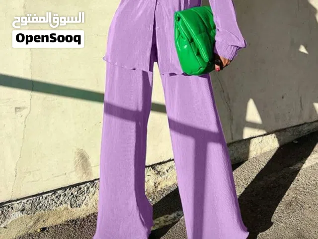 طقم بنفسجي بارد
