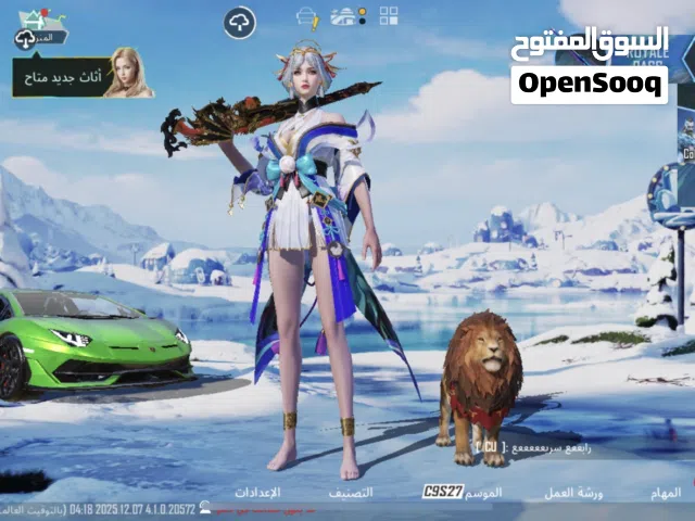 حساب ببجي قوي وملحقات للعبة