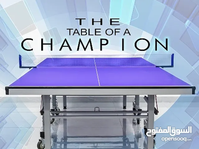 طاولة تنس متحركة قابلة للطي لون أزرق من  SKY LAND