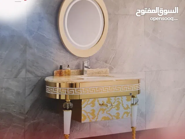 خزائن مغاسل (خشب - ألمنيوم- رخام )  بجميع المقاسات من 45سم- 100سم  ذات جودة عالمية وتصاميم عصرية