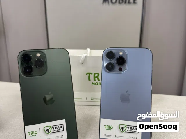 ايفون 13 برو ماكس 128&256 iphone 13 pro max 256 بحالة الجديد ولا خدش