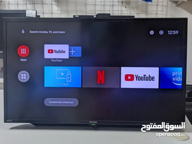 Sharp 32" LED TV - HDMI - AUX with Android Smart Box Same As New