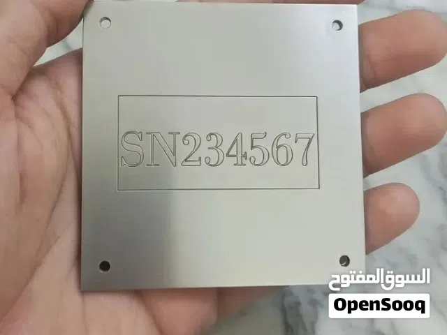 حفر سريال نمبر SERIAL NUMBER علي جميع الخامات المعدنية والغير معدنيةخصم50 % للحفر علي البلات القديم