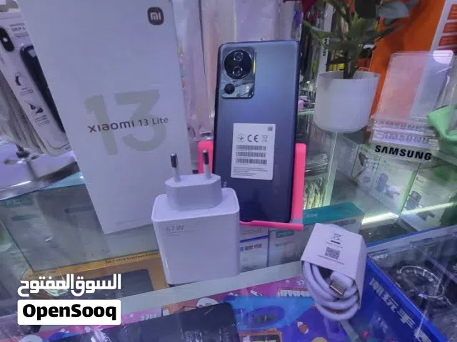 شاومي 13 لايت 5G مستعمل بحالة الوكالة مع الكرتونة 256 جيجا 16 رام