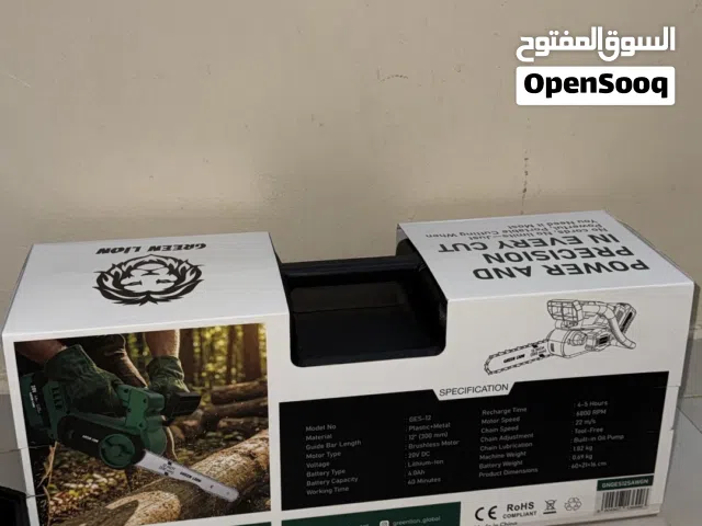 منشار حطب كهربائي يعمل ببطارية