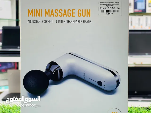 Porodo Lifestyle 12V Varying Speed Mini Massage Gun With USB-C Port 2000mAh