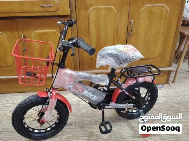بايسكل احمر حديد
