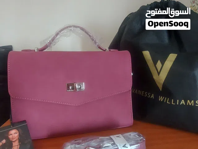 شنتة ماركة VANESSA WILLIAMS اصلية جديدة وارد اميركا مع الكيس لون وردي غامق