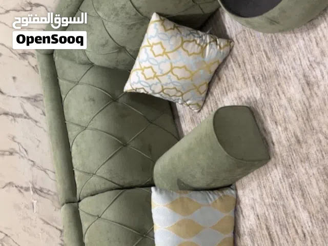 مساند ظهر لون عشبي اخو الجديد 3قطع مع زاويتين