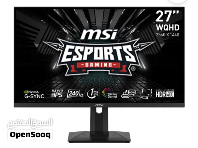 MSI G274QPX 27” WQHD Rapid IPS 240Hz Gaming Monitor(NEW)