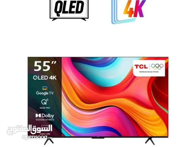 55'' QLED TCL SCREEN, GOOGLE TV, 144 Hz, gaming tv