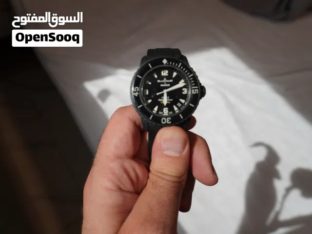 Swatch x Blancpain watch, Scuba Fifty Fathoms - Ocean of Storms, 42.3, SO35B400 + watch pod box and