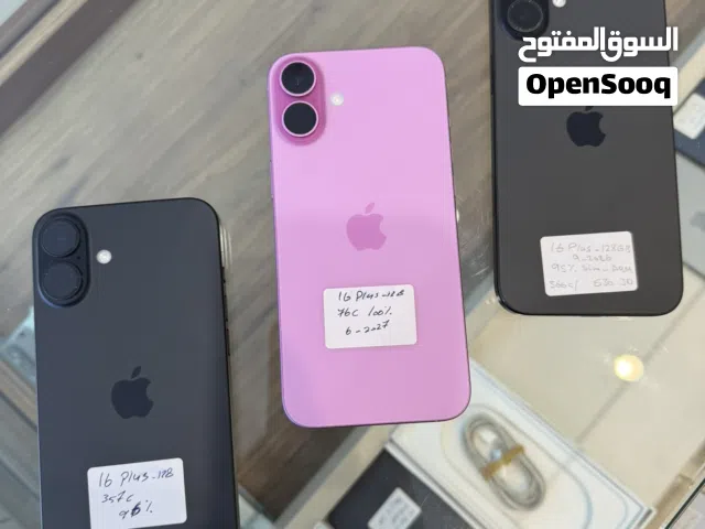 Apple iPhone 16 Plus 128 GB in Amman