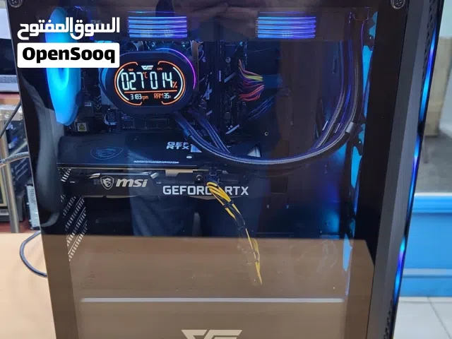 للبيع بي سي جيمنقCorei5/14Gen /16GB ram/256Ssd+1TB /3060 Ti RTX 8 GB كالجديد لون أسود