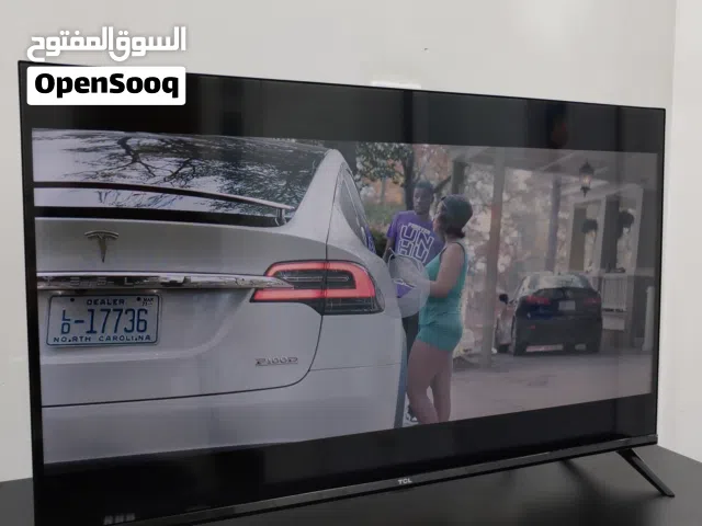 شاشه TCL اخو جديده مستعمله شهر واحد فقط ستعمال قليل بدون باكيت حتى لاصق ع شاشه