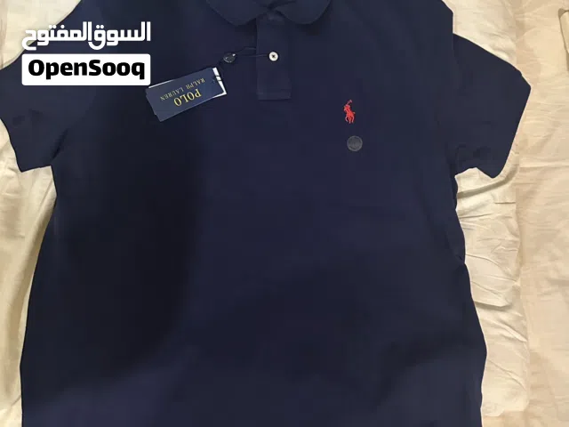 NWT Polo Ralph Lauren Men's Custom Slim Fit Polo Shirt - Navy Blue - Size L